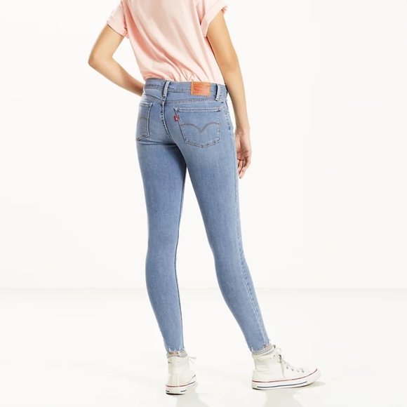 Levi's Skinny Jeans • mid-rise • 710 • distressed - Picture 3 of 11